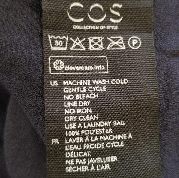 COS Navy Blue Sleeveless Maxi Dress - Picture 9 of 15